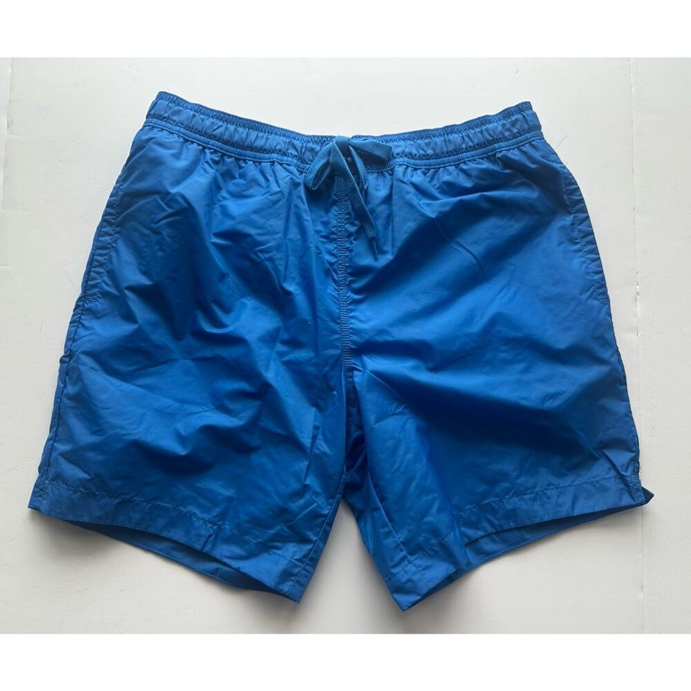 Burberry Men's Martin Canvas Blue Boxer Swim Shorts Small 8084322 NWT $440